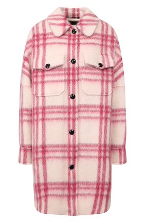 Женское пальто в клетку WOOLRICH розового цвета по цене 66100 руб., арт. WWCPS2846/UT1732 | Фото 1 Женское пальто в клетку WOOLRICH розового цвета, арт. WWCPS2846/UT1732 | Фото 1