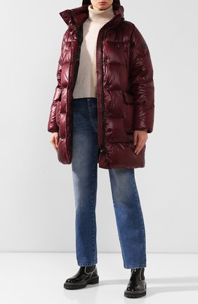 Женский пуховик packable WOOLRICH бордового цвета по цене 63500 руб., арт. WWCPS2840/UT1702 | Фото 2 Женский пуховик packable WOOLRICH бордового цвета, арт. WWCPS2840/UT1702 | Фото 2