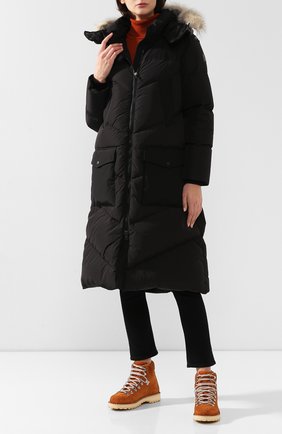 Женский парка military WOOLRICH черного цвета по цене 87250 руб., арт. WWCPS2813/UT1297 | Фото 2 Женский парка military WOOLRICH черного цвета, арт. WWCPS2813/UT1297 | Фото 2