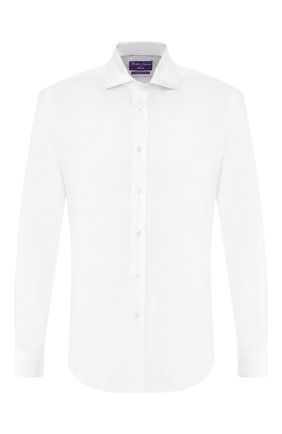 Мужская хлопковая сорочка RALPH LAUREN белого цвета по цене 36400 руб., арт. 791769934 | Фото 1 Мужская хлопковая сорочка RALPH LAUREN белого цвета, арт. 791769934 | Фото 1 (Длина (для топов): Стандартные; Статус проверки: Проверена категория, Проверено; Материал внешний: Хлопок, Лиоцелл, Растительное волокно; Рукава: Длинные; Принт: Однотонные; Случай: Формальный; Манжеты: На пуговицах; Воротник: Акула)