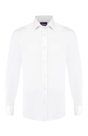 Мужская хлопковая сорочка RALPH LAUREN белого цвета по цене 77600 руб., арт. 791770407 | Фото 1 Мужская хлопковая сорочка RALPH LAUREN белого цвета, арт. 791770407 | Фото 1 (Статус проверки: Проверено, Проверена категория; Длина (для топов): Стандартные; Рукава: Длинные; Материал внешний: Хлопок; Случай: Вечерний; Рубашки М: Под запонки; Принт: Однотонные; Манжеты: Под запонки; Воротник: Акула)
