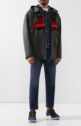 Мужские комбинированные кроссовки union BURBERRY коричневого цвета по цене 50700 руб., арт. 8015680 | Фото 2 Мужские комбинированные кроссовки union BURBERRY коричневого цвета, арт. 8015680 | Фото 2