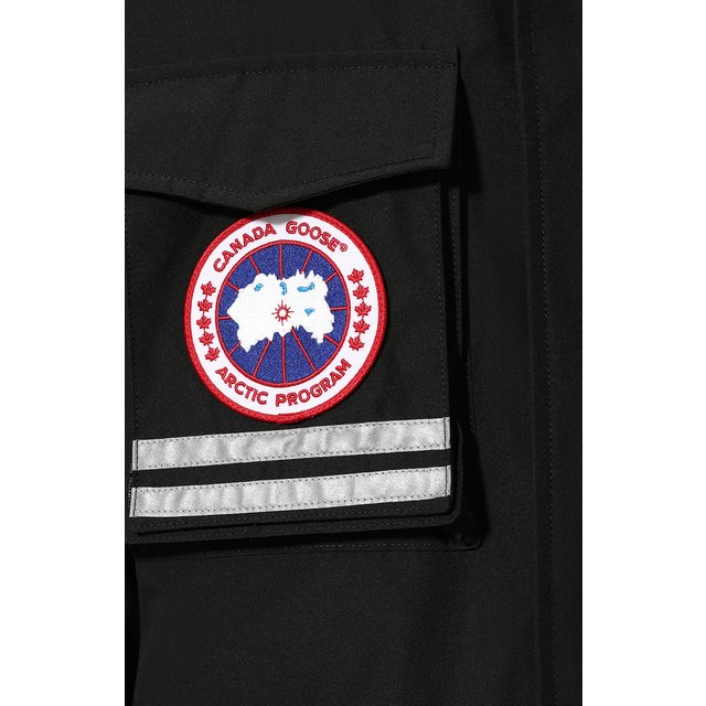 фото Пуховая парка snow mantra с меховой отделкой canada goose