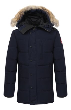 Мужская пуховик с меховой отделкой carson CANADA GOOSE синего цвета по цене 119500 руб., арт. 3805M | Фото 1 Мужская пуховик с меховой отделкой carson CANADA GOOSE синего цвета, арт. 3805M | Фото 1 (Статус проверки: Проверена категория; Длина (верхняя одежда): До середины бедра; Материал утеплителя: Пух и перо; Материал внешний: Синтетический материал; Мужское Кросс-КТ: Пуховик-верхняя одежда, Верхняя одежда, пуховик-короткий; Рукава: Длинные; Кросс-КТ: Куртка; Материал подклада: Синтетический материал)