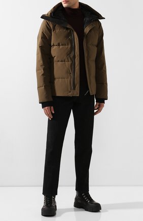 Мужская пуховая парка macmillan CANADA GOOSE хаки цвета по цене 72950 руб., арт. 3804M | Фото 2 Мужская пуховая парка macmillan CANADA GOOSE хаки цвета, арт. 3804M | Фото 2
