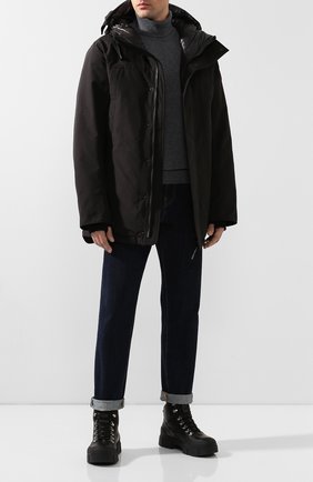Мужская пуховая парка sandford CANADA GOOSE черного цвета по цене 77100 руб., арт. 3400M | Фото 2 Мужская пуховая парка sandford CANADA GOOSE черного цвета, арт. 3400M | Фото 2
