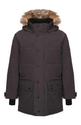 Мужская пуховик emory с меховой отделкой CANADA GOOSE серого цвета по цене 119500 руб., арт. 2580M | Фото 1 Мужская пуховик emory с меховой отделкой CANADA GOOSE серого цвета, арт. 2580M | Фото 1