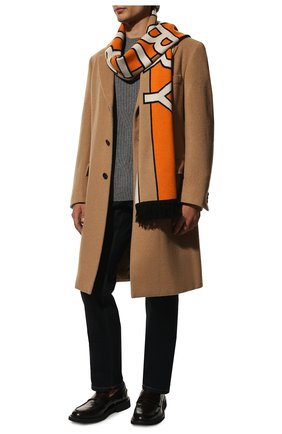 Мужской кашемировый шарф BURBERRY бежевого цвета по цене 40600 руб., арт. 8019589 | Фото 2 Мужской кашемировый шарф BURBERRY бежевого цвета, арт. 8019589 | Фото 2