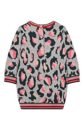 Женский платье KENZO серого цвета по цене 18400 руб., арт. KP30028-BB | Фото 2 Женский платье KENZO серого цвета, арт. KP30028-BB | Фото 2