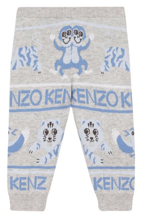 Детские джоггеры KENZO серого цвета по цене 6970 руб., арт. KP24513 | Фото 1 Детские джоггеры KENZO серого цвета, арт. KP24513 | Фото 1
