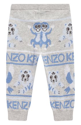 Детские джоггеры KENZO серого цвета по цене 6970 руб., арт. KP24513 | Фото 2 Детские джоггеры KENZO серого цвета, арт. KP24513 | Фото 2