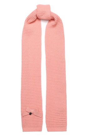 Детский шарф SIMONETTA розового цвета, арт. 1L0213/LE050 | Фото 1 (Материал: Шерсть, Текстиль; Статус проверки: Проверена категория)