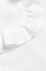 Детское хлопковая блузка LANVIN белого цвета, арт. 4L5500/LD020/5-8 | Фото 3 (Рукава: Длинные; Материал внешний: Хлопок; Стили: Классический; Статус проверки: Проверено, Проверена категория)