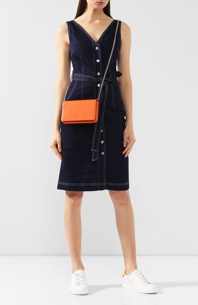Женские кожаный кошелек sylvia на цепочке KATE SPADE NEW YORK оранжевого цвета по цене 15600 руб., арт. PWRU7201 | Фото 2 Женские кожаный кошелек sylvia на цепочке KATE SPADE NEW YORK оранжевого цвета, арт. PWRU7201 | Фото 2