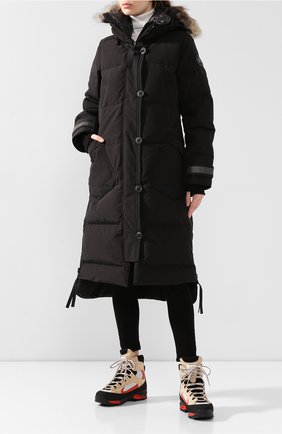 Женский пуховик aldridge CANADA GOOSE черного цвета по цене 145000 руб., арт. 3032LB | Фото 2 Женский пуховик aldridge CANADA GOOSE черного цвета, арт. 3032LB | Фото 2