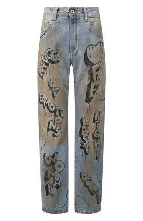 Женские джинсы OFF-WHITE голубого цвета по цене 46750 руб., арт. 0WYA012F197730627110 | Фото 1 Женские джинсы OFF-WHITE голубого цвета, арт. 0WYA012F197730627110 | Фото 1
