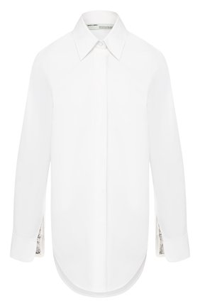 Женская хлопковая рубашка OFF-WHITE белого цвета по цене 72200 руб., арт. 0WGA066F197440510199 | Фото 1 Женская хлопковая рубашка OFF-WHITE белого цвета, арт. 0WGA066F197440510199 | Фото 1