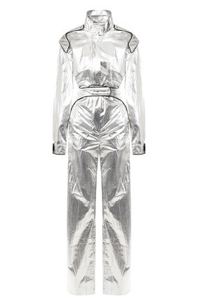 Женский комбинезон OFF-WHITE серебряного цвета по цене 167000 руб., арт. 0WDC026F19F760509100 | Фото 1 Женский комбинезон OFF-WHITE серебряного цвета, арт. 0WDC026F19F760509100 | Фото 1 (Статус проверки: Проверена категория; Рукава: Длинные; Длина (брюки, джинсы): Удлиненные; Материал внешний: Синтетический материал; Принт: Без принта; Случай: Повседневный; Женское Кросс-КТ: Комбинезон-одежда)