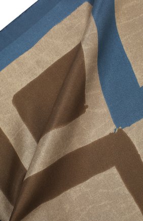 Мужской шелковый платок KITON коричневого цвета по цене 13800 руб., арт. UP0CHCX02S67 | Фото 2 Мужской шелковый платок KITON коричневого цвета, арт. UP0CHCX02S67 | Фото 2