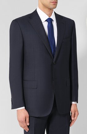 Мужской шерстяной костюм CORNELIANI темно-синего цвета по цене 162000 руб., арт. 847315L9817013/92 | Фото 2 Мужской шерстяной костюм CORNELIANI темно-синего цвета, арт. 847315L9817013/92 | Фото 2