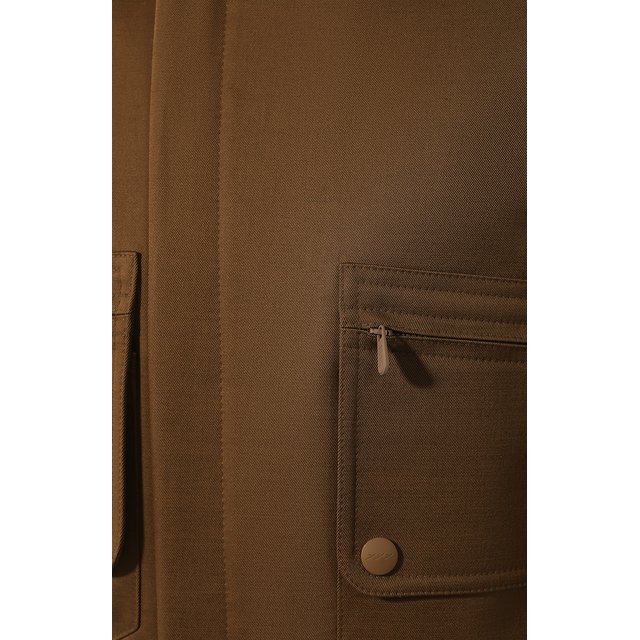 фото Бомбер из смеси хлопка и шерсти zegna couture
