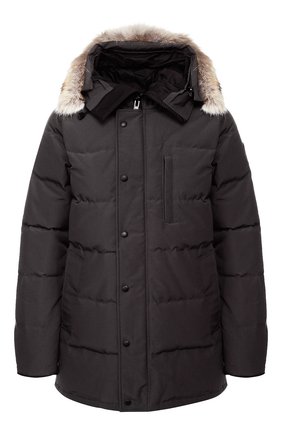 Мужская пуховик с меховой отделкой carson CANADA GOOSE серого цвета по цене 119500 руб., арт. 3805M | Фото 1 Мужская пуховик с меховой отделкой carson CANADA GOOSE серого цвета, арт. 3805M | Фото 1