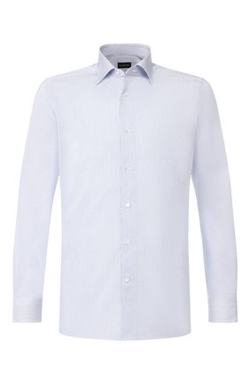 Мужская хлопковая сорочка ERMENEGILDO ZEGNA голубого цвета по цене 26100 руб., арт. 601412/9MS0BR | Фото 1 Мужская хлопковая сорочка ERMENEGILDO ZEGNA голубого цвета, арт. 601412/9MS0BR | Фото 1