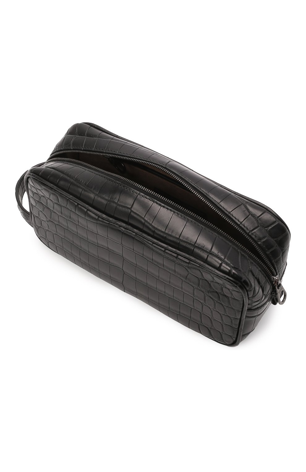 Мужской несессер из кожи крокодила BOTTEGA VENETA черного цвета по цене 391500 руб., арт. 248716/V912K/CNIL | Фото 3 Мужской несессер из кожи крокодила BOTTEGA VENETA черного цвета, арт. 248716/V912K/CNIL | Фото 3 (Материал: Экзотическая кожа; Статус проверки: Проверена категория)