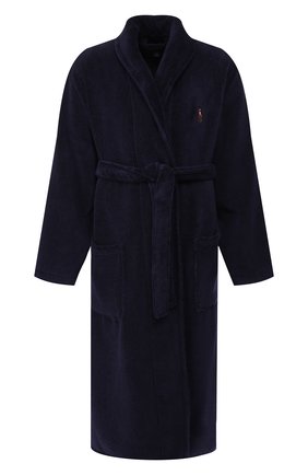 Мужской хлопковый халат POLO RALPH LAUREN темно-синего цвета по цене 11950 руб., арт. 714621695 | Фото 1 Мужской хлопковый халат POLO RALPH LAUREN темно-синего цвета, арт. 714621695 | Фото 1