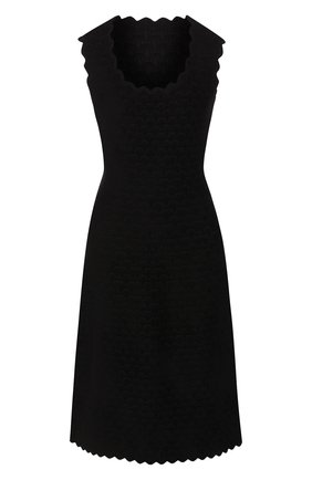 Женское платье из вискозы ALAIA черного цвета по цене 177500 руб., арт. 9W9RM85RM496 | Фото 1 Женское платье из вискозы ALAIA черного цвета, арт. 9W9RM85RM496 | Фото 1