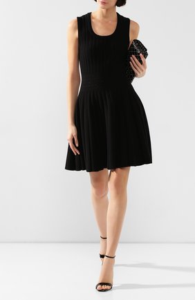 Женское платье ALAIA черного цвета по цене 173000 руб., арт. 9W9RM54CM479 | Фото 2 Женское платье ALAIA черного цвета, арт. 9W9RM54CM479 | Фото 2