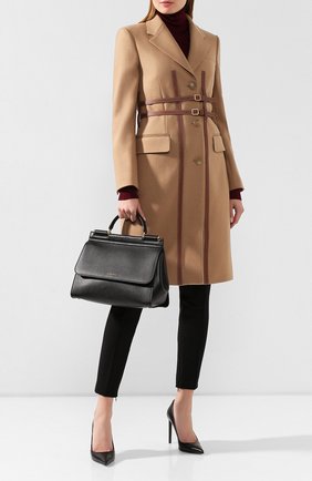 Женская сумка sicily soft medium DOLCE & GABBANA черного цвета по цене 139000 руб., арт. BB6743/AA409 | Фото 2 Женская сумка sicily soft medium DOLCE & GABBANA черного цвета, арт. BB6743/AA409 | Фото 2