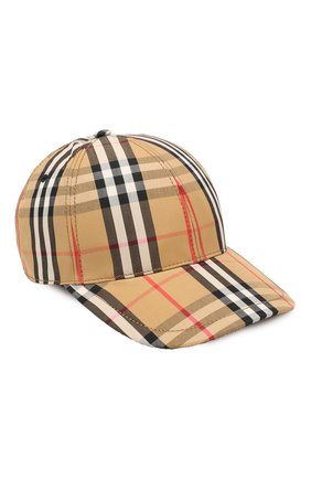 Женская хлопковая бейсболка BURBERRY бежевого цвета по цене 21200 руб., арт. 8015833 | Фото 1 Женская хлопковая бейсболка BURBERRY бежевого цвета, арт. 8015833 | Фото 1