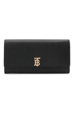 Женские кожаный кошелек BURBERRY черного цвета по цене 41500 руб., арт. 8018938 | Фото 1 Женские кожаный кошелек BURBERRY черного цвета, арт. 8018938 | Фото 1