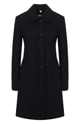Женское пальто angus BURBERRY синего цвета по цене 119000 руб., арт. 8014323 | Фото 1 Женское пальто angus BURBERRY синего цвета, арт. 8014323 | Фото 1