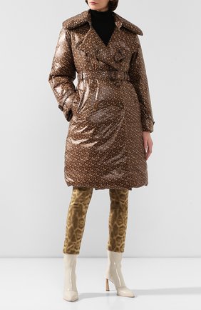 Женский пуховое пальто BURBERRY коричневого цвета по цене 182000 руб., арт. 4562559 | Фото 2 Женский пуховое пальто BURBERRY коричневого цвета, арт. 4562559 | Фото 2