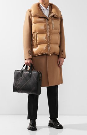 Мужская сумка для ноутбука DUNHILL черного цвета по цене 131500 руб., арт. DU19F3800SC | Фото 2 Мужская сумка для ноутбука DUNHILL черного цвета, арт. DU19F3800SC | Фото 2