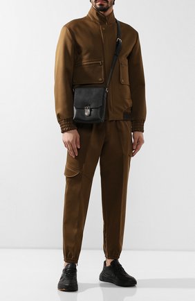 Мужская кожаная сумка DUNHILL черного цвета по цене 84500 руб., арт. DU19F3610AR | Фото 2 Мужская кожаная сумка DUNHILL черного цвета, арт. DU19F3610AR | Фото 2