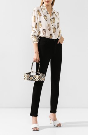 Женская сумка olivia REJINA PYO бежевого цвета по цене 51750 руб., арт. B26/LEATHER SNAKE PRINT | Фото 2 Женская сумка olivia REJINA PYO бежевого цвета, арт. B26/LEATHER SNAKE PRINT | Фото 2