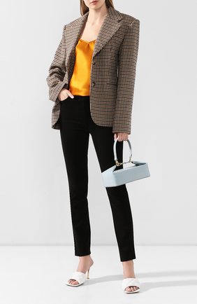 Женская сумка olivia REJINA PYO голубого цвета по цене 54900 руб., арт. B13-L05/LEATHER CR0C/DUCK EGG BLUE | Фото 2 Женская сумка olivia REJINA PYO голубого цвета, арт. B13-L05/LEATHER CR0C/DUCK EGG BLUE | Фото 2