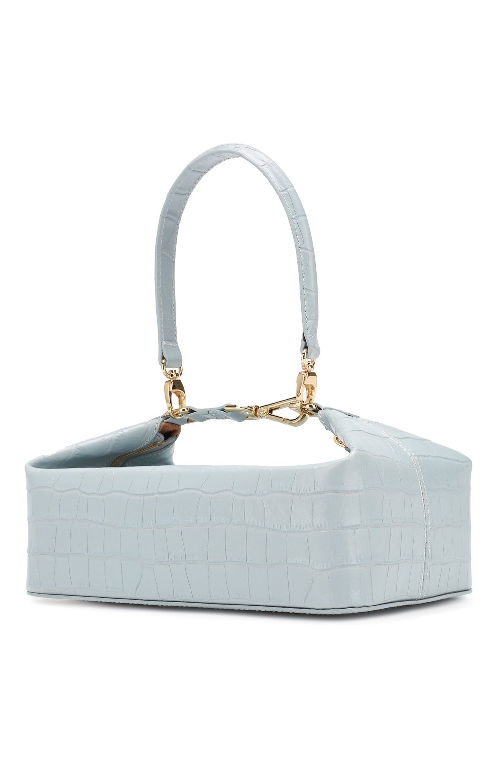 Женская сумка olivia REJINA PYO голубого цвета по цене 54900 руб., арт. B13-L05/LEATHER CR0C/DUCK EGG BLUE | Фото 3 Женская сумка olivia REJINA PYO голубого цвета, арт. B13-L05/LEATHER CR0C/DUCK EGG BLUE | Фото 3