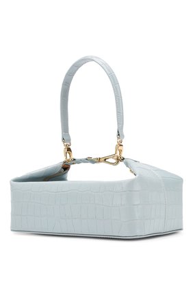 Женская сумка olivia REJINA PYO голубого цвета по цене 54900 руб., арт. B13-L05/LEATHER CR0C/DUCK EGG BLUE | Фото 3 Женская сумка olivia REJINA PYO голубого цвета, арт. B13-L05/LEATHER CR0C/DUCK EGG BLUE | Фото 3
