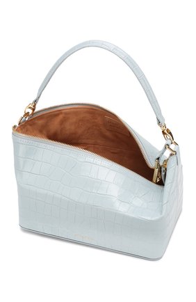 Женская сумка olivia REJINA PYO голубого цвета по цене 54900 руб., арт. B13-L05/LEATHER CR0C/DUCK EGG BLUE | Фото 4 Женская сумка olivia REJINA PYO голубого цвета, арт. B13-L05/LEATHER CR0C/DUCK EGG BLUE | Фото 4