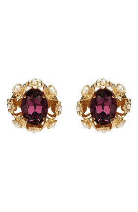 Женские серьги-клипсы DOLCE & GABBANA золотого цвета по цене 34950 руб., арт. WEL6B1/W1111 | Фото 1 Женские серьги-клипсы DOLCE & GABBANA золотого цвета, арт. WEL6B1/W1111 | Фото 1