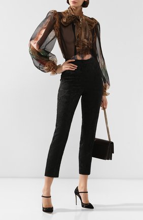 Женская текстильные туфли mary jane DOLCE & GABBANA черного цвета по цене 59500 руб., арт. CD0830/AM261 | Фото 2 Женская текстильные туфли mary jane DOLCE & GABBANA черного цвета, арт. CD0830/AM261 | Фото 2