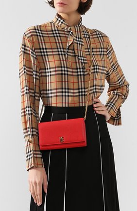 Женская кожаный кошелек hannah BURBERRY красного цвета по цене 57200 руб., арт. 8020729 | Фото 2 Женская кожаный кошелек hannah BURBERRY красного цвета, арт. 8020729 | Фото 2