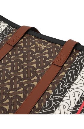 Женский сумка-тоут tb BURBERRY коричневого цвета по цене 80200 руб., арт. 8021488 | Фото 2 Женский сумка-тоут tb BURBERRY коричневого цвета, арт. 8021488 | Фото 2