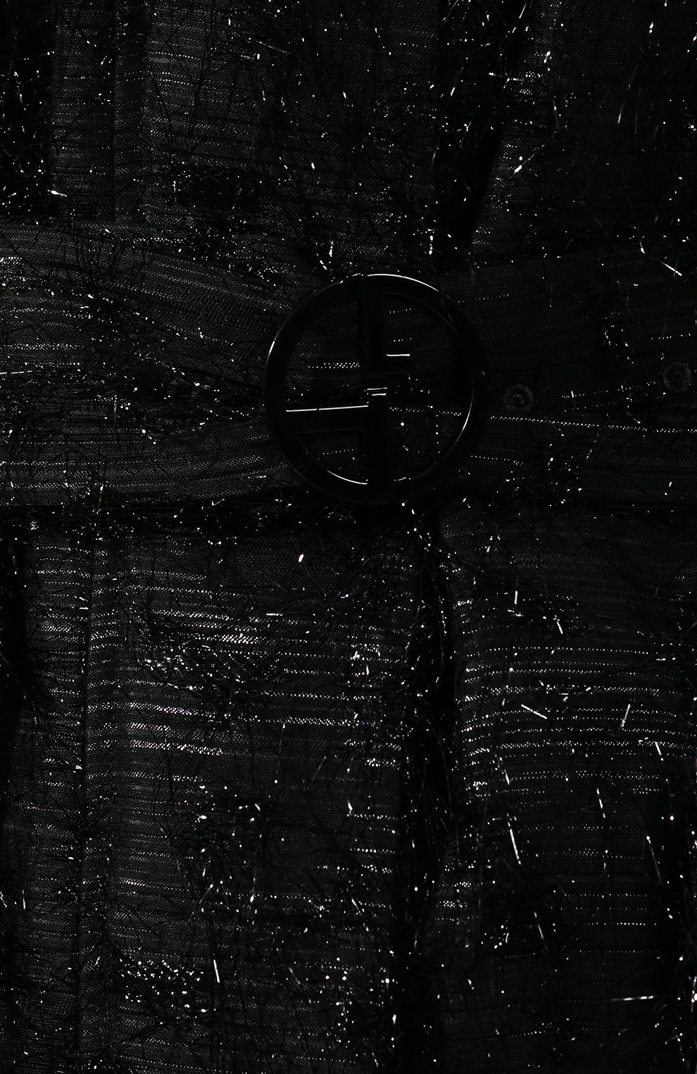 Женская куртка с меховой отделкой GIORGIO ARMANI черного цвета, арт. 9WH0C030/T01EH | Фото 5 (Кросс-КТ: Куртка, Утепленный; Материал внешний: Шерсть, Синтетический материал; Рукава: Длинные; Материал подклада: Синтетический материал; Длина (верхняя одежда): Короткие; Статус проверки: Проверена категория)