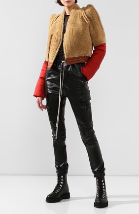 Женская пуховая куртка RICK OWENS бежевого цвета по цене 196500 руб., арт. R019F5795/C0M13 | Фото 2 Женская пуховая куртка RICK OWENS бежевого цвета, арт. R019F5795/C0M13 | Фото 2