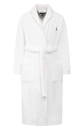 Мужской хлопковый халат POLO RALPH LAUREN белого цвета по цене 11950 руб., арт. 714621695 | Фото 1 Мужской хлопковый халат POLO RALPH LAUREN белого цвета, арт. 714621695 | Фото 1